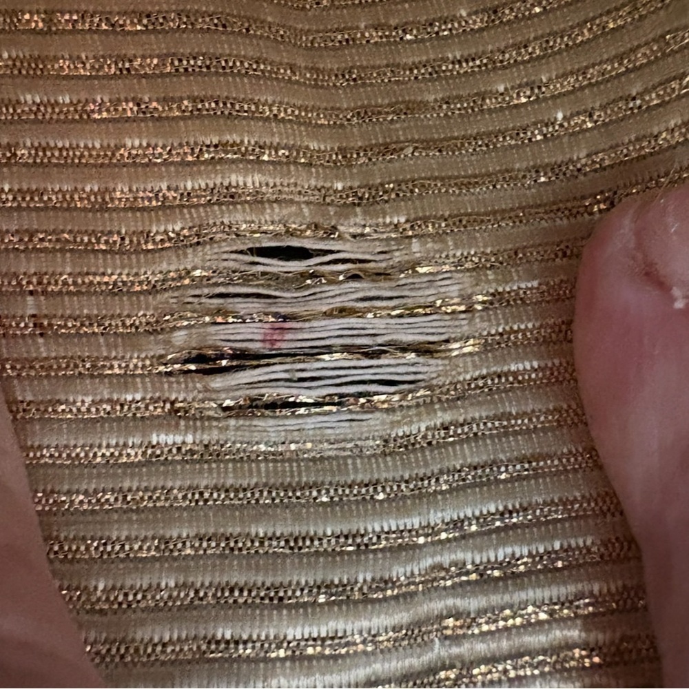 Lauren Merkin Iridescent Metallic Foldover
Envelope Style Large Evening Clutch - Picture 5 of 5